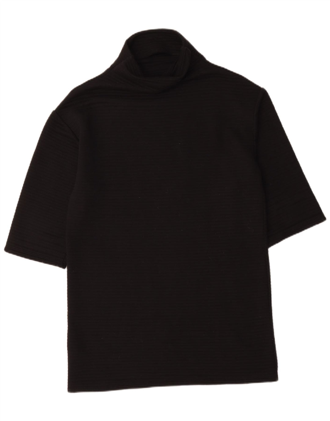Top Zara da donna manica 3/4 UK 14 poliestere nero medio