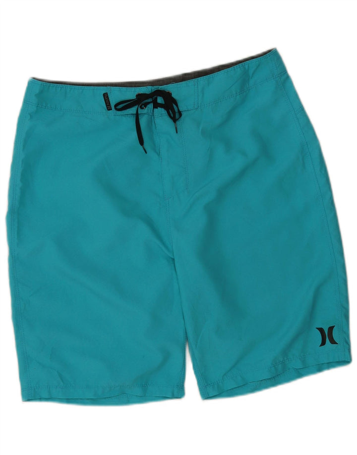 Pantaloncini da bagno da uomo Hurley in poliestere blu medio