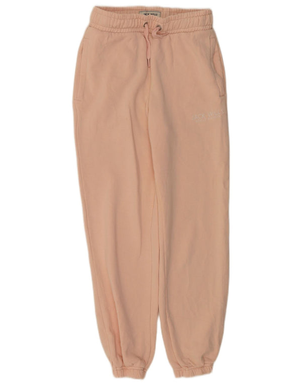 Pantaloni da tuta da donna Jack Wills Joggers UK 6 XS Cotone rosa