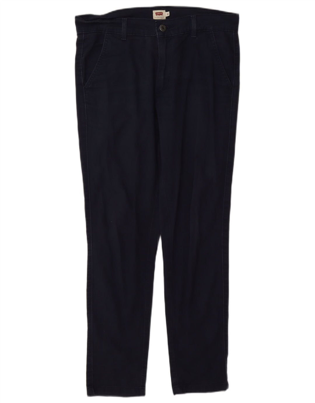 Pantaloni chino slim da donna Levi's W26 L27 cotone blu navy