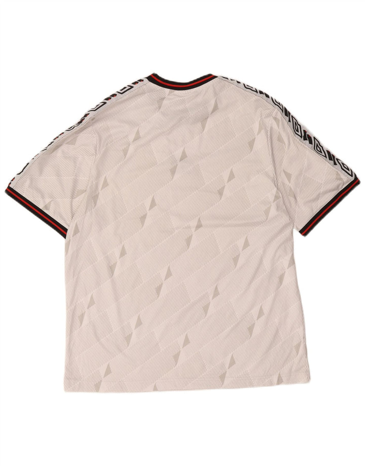 T-shirt grafica da uomo Umbro Top grande bianco geometrico