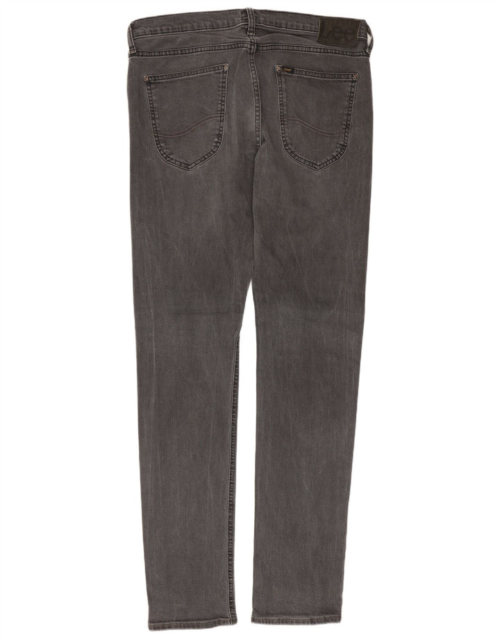 Jeans LEE Luke Slim da uomo W33 L34 in cotone grigio