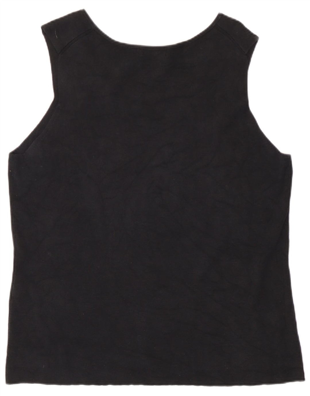 Canottiera da donna Laura Ashley UK 16 grande nera