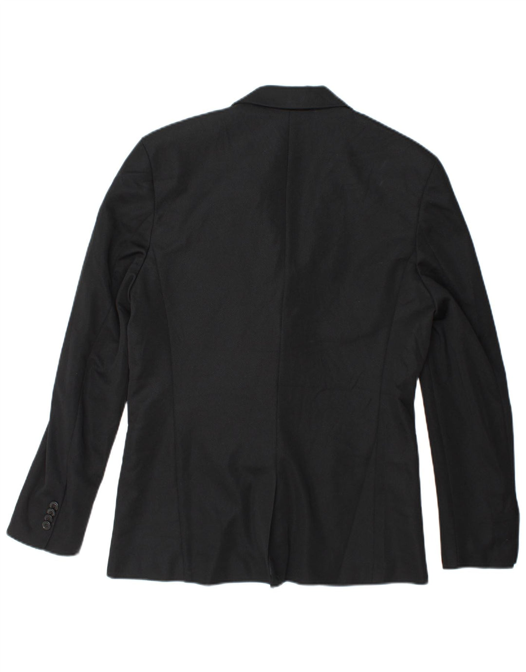 Giacca blazer da uomo a 2 bottoni Zara UK 40 grande poliestere nero