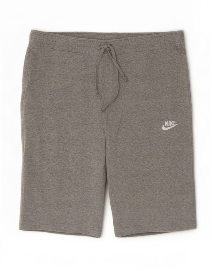 Pantaloncini sportivi Nike da uomo grigio medio chiazzato