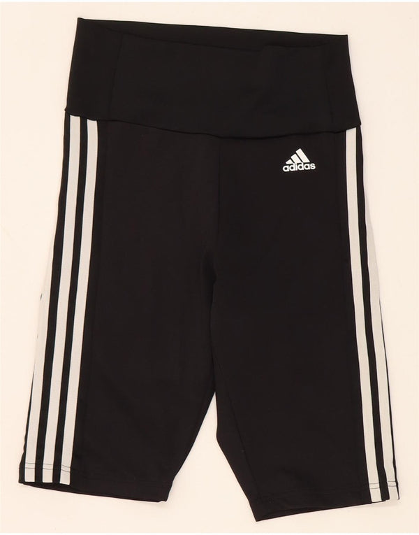 Pantaloncini sportivi Adidas da donna UK 4/6 XS poliestere nero