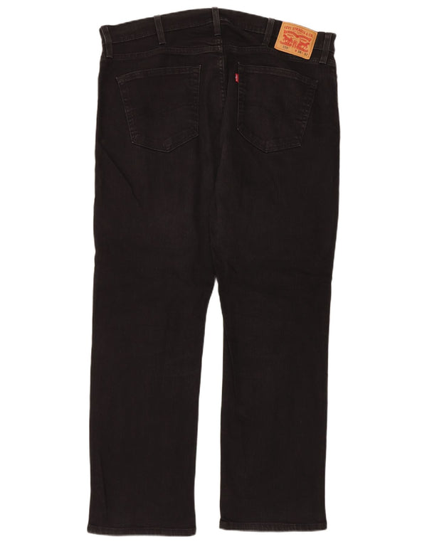 Levi's Uomo 559 Jeans dritti dalla vestibilità rilassata W38 L32 Cotone Nero