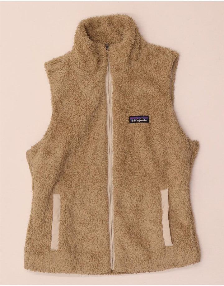 Gilet in pile da donna Patagonia UK 10 Small Beige Poliestere