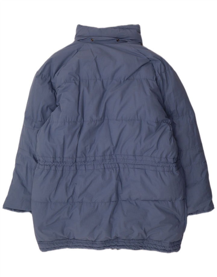 DIADORA Giacca imbottita reversibile vestibilità ampia da uomo UK 38 Cotone blu medio