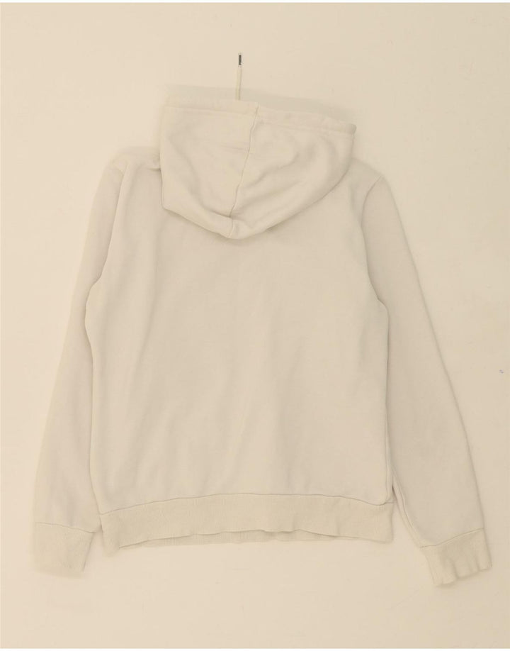 PUMA Womens Graphic Hoodie Jumper UK 8 Small White Vintage Puma and Second-Hand Puma from Messina Hembry 