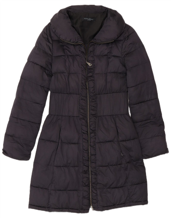 Cappotto imbottito da donna Guess By Marciano IT 46 Large in poliestere blu navy