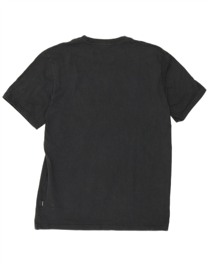 T-shirt grafica da uomo Converse Top in cotone nero medio