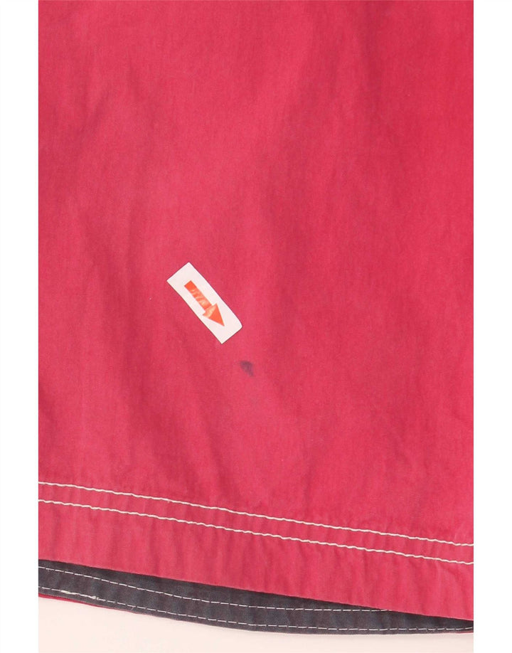 Pantaloncini da bagno da uomo Fat Face grandi in cotone rosso