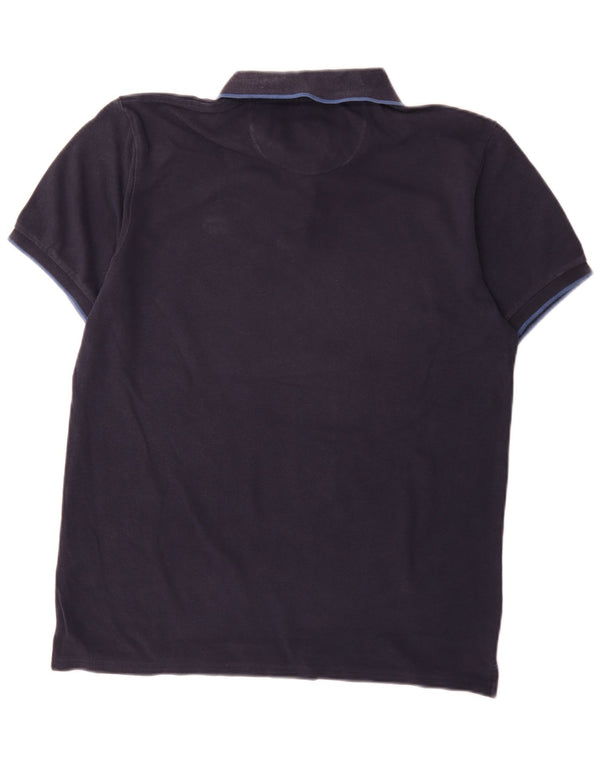 Polo da uomo North Sails in cotone blu navy medio