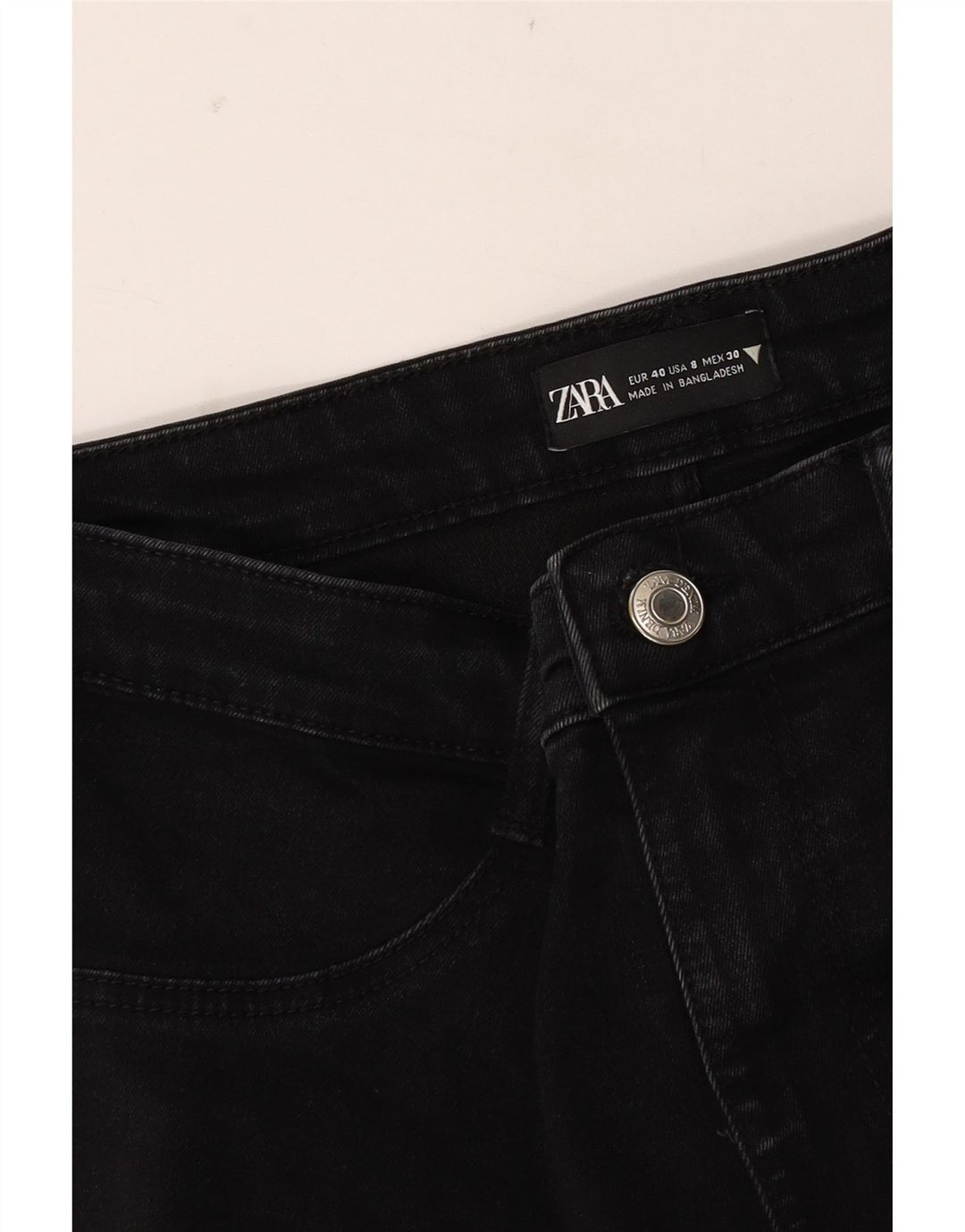 Jeans skinny da donna Zara EU 40 medi W30 L28 neri