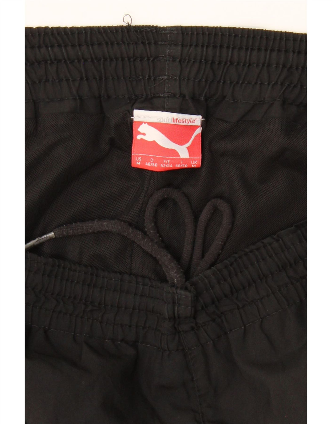 PUMA Mens Graphic Sport Shorts Medium  Black Vintage Puma and Second-Hand Puma from Messina Hembry 