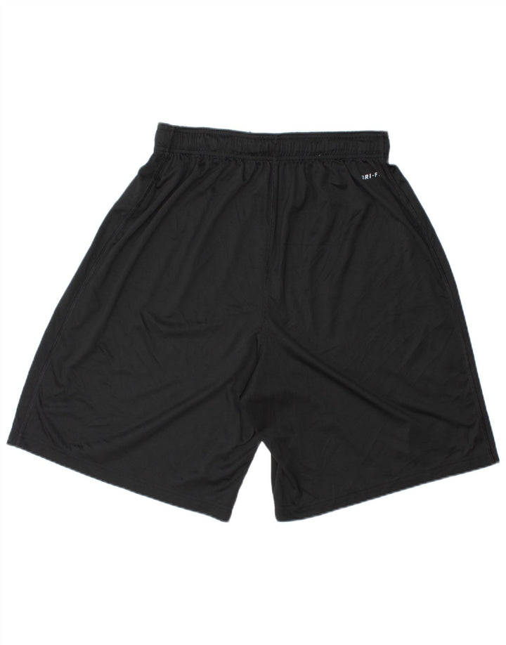 Pantaloncini sportivi Nike Dri Fit Graphic da uomo, grandi, in poliestere nero