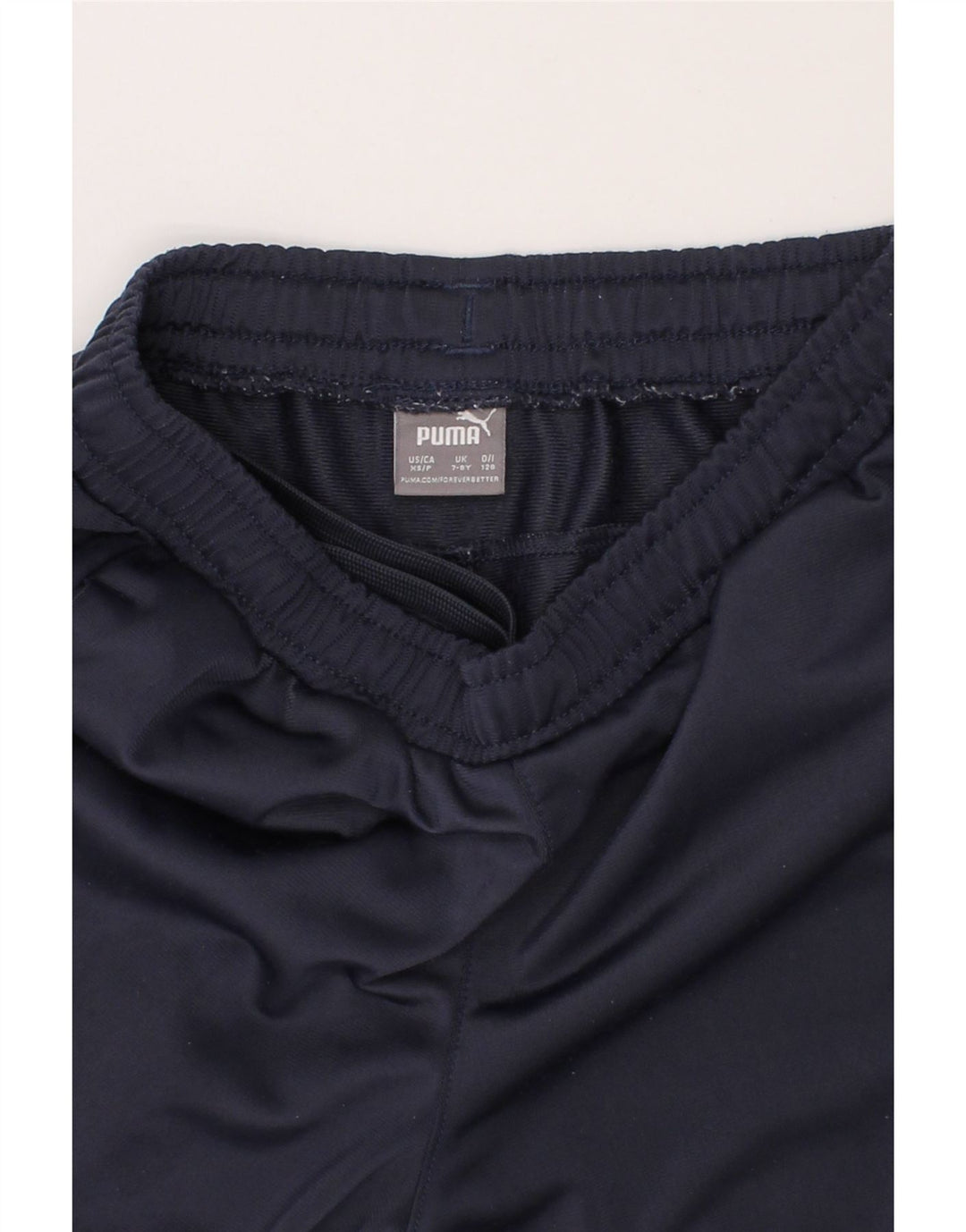 PUMA Boys Tracksuit Trousers 7-8 Years Small Navy Blue Vintage Puma and Second-Hand Puma from Messina Hembry 