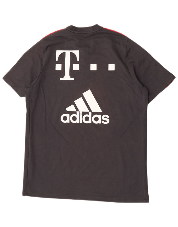 T-shirt grafica Adidas Aeroready da uomo, grande, in cotone grigio