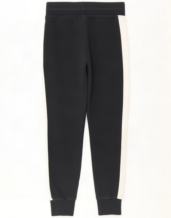 Puma Pantaloni tuta da donna Joggers UK 12 Medium Black Colourblock