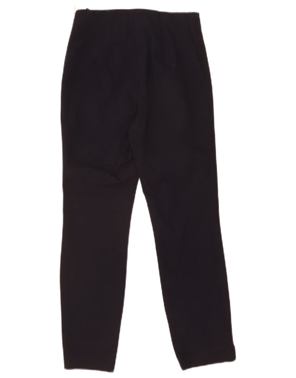 Pantaloni slim da donna Ted Baker taglia 0 2XS W24 L24 cotone blu navy