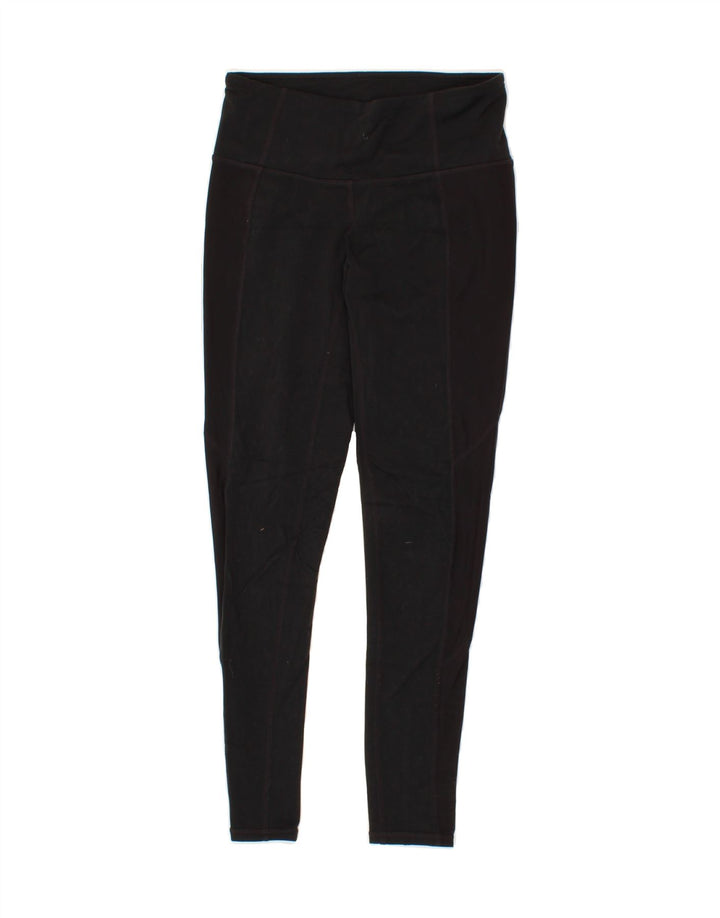 ATHLETA Womens Leggings UK 4 XS  Black Nylon Vintage Athleta and Second-Hand Athleta from Messina Hembry 