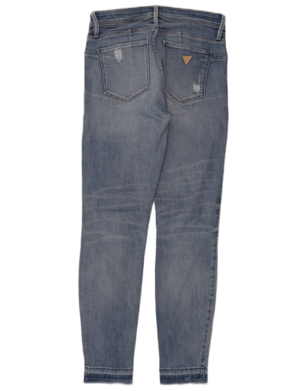 Jeans skinny Guess Curve X da donna W26 L28 in cotone blu