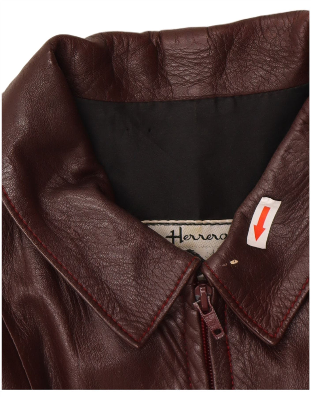 Giacca in pelle da donna Herrero IT 48 XL Pelle marrone