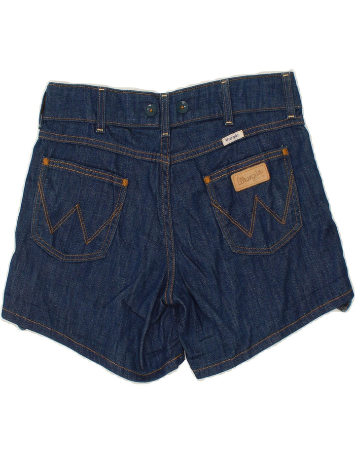 WRANGLER Womens Sarah Fit Denim Shorts W28 Medium Blue Cotton Vintage Wrangler and Second-Hand Wrangler from Messina Hembry 