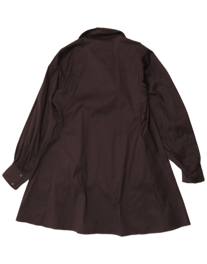 Abito a trapezio a maniche lunghe da donna Cos EU 44 cotone nero medio