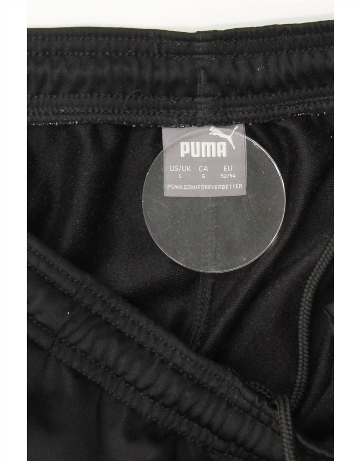 PUMA Mens Tracksuit Trousers Large  Black Vintage Puma and Second-Hand Puma from Messina Hembry 