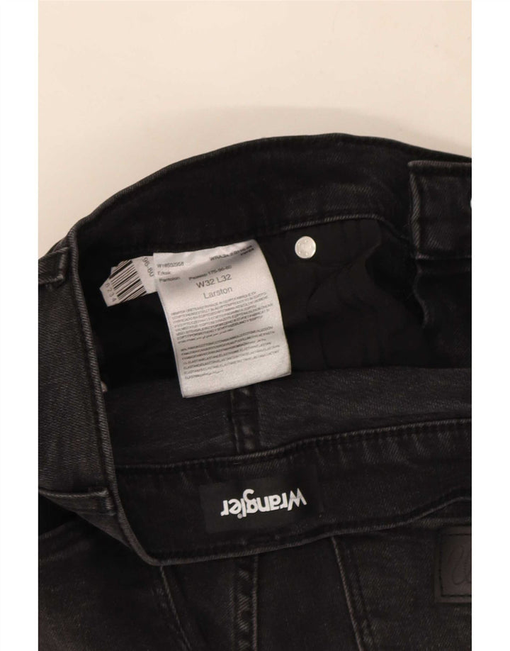 Jeans Wrangler Larston Slim da uomo W32 L32 cotone nero