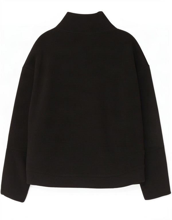 Maglione in pile grafico oversize da donna Under Armour UK 10 piccolo nero