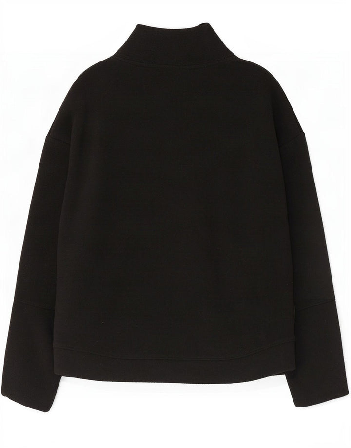 Maglione in pile grafico oversize da donna Under Armour UK 10 piccolo nero