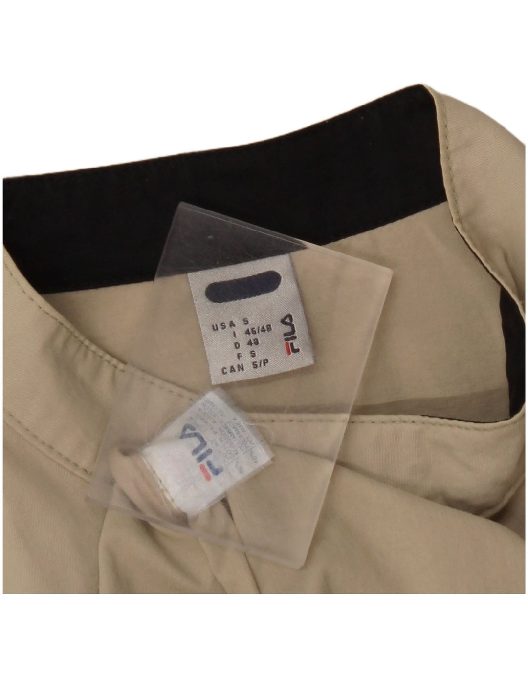 Giubbotto bomber da uomo FILA UK 36 piccolo cotone beige