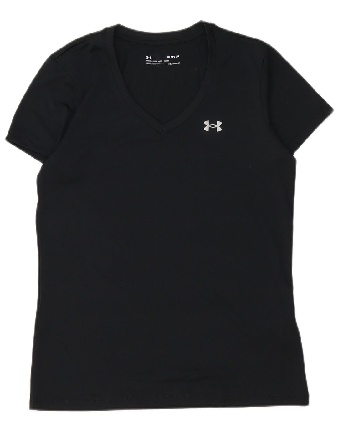 Maglietta Under Armour da uomo Heat Gear Top piccola in poliestere nero