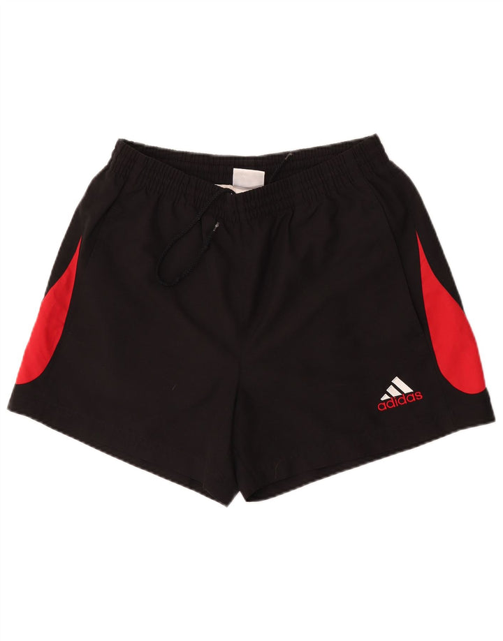 Pantaloncini sportivi da uomo Adidas Medium Black Colourblock in poliestere