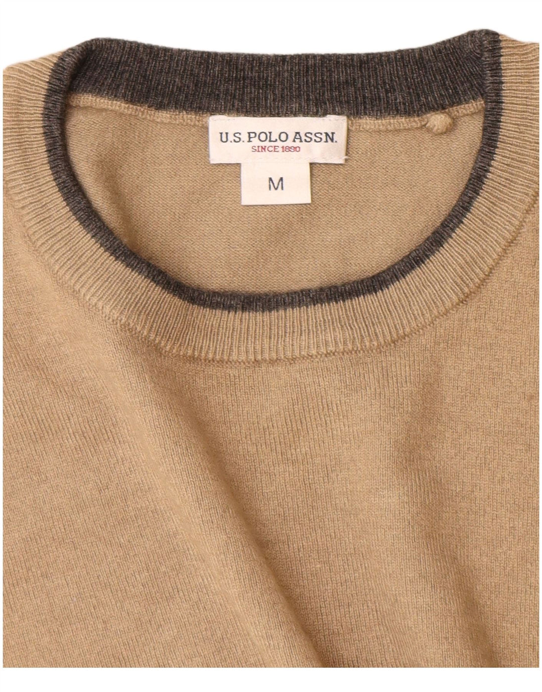 Polo Assn. Maglione maglione girocollo da uomo beige medio