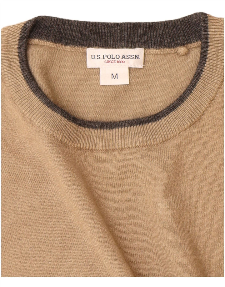Polo Assn. Maglione maglione girocollo da uomo beige medio