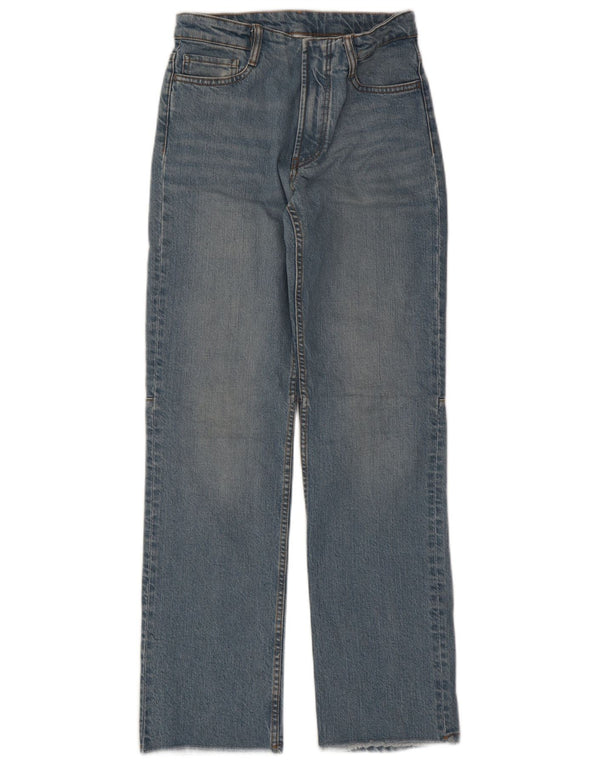 Jeans dritti da donna Massimo Dutti EU 34 2XS W24 L30 Cotone blu