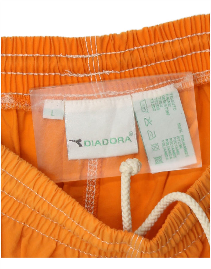 Pantaloncini da bagno uomo Diadora Large Arancio in poliammide