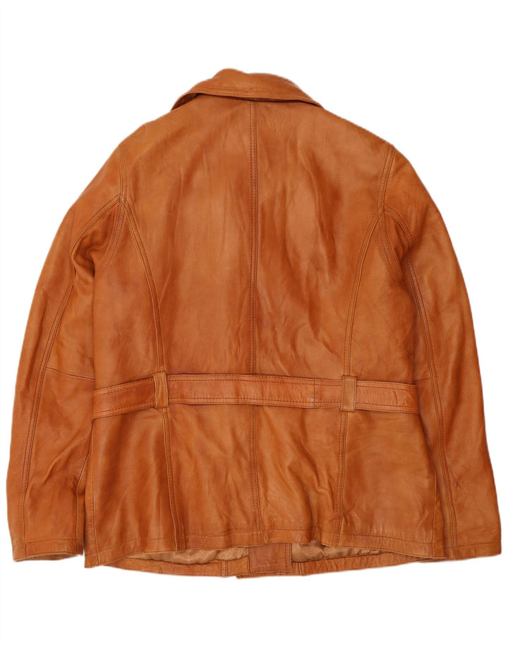 Giacca in pelle da donna Yessica UK 20 2XL Pelle marrone