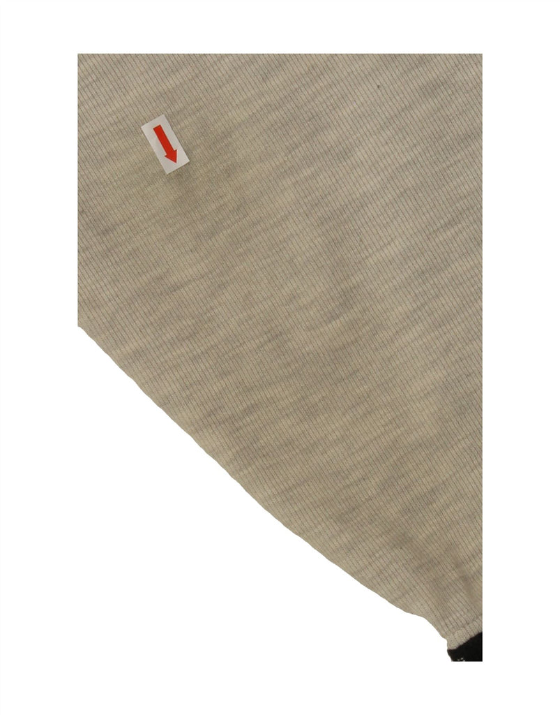 CARLO COLUCCI Mens Polo Neck Jumper Sweater Medium Grey Colourblock Sports Vintage Carlo Colucci and Second-Hand Carlo Colucci from Messina Hembry 