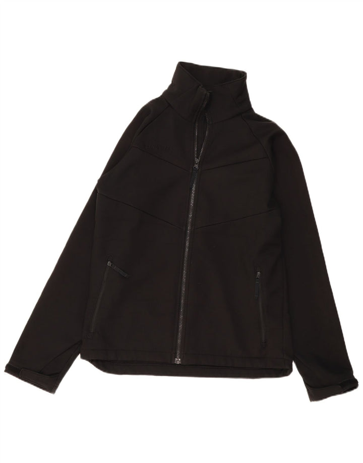 COLUMBIA Girls Bomber Jacket 15-16 Years XL Black Polyester