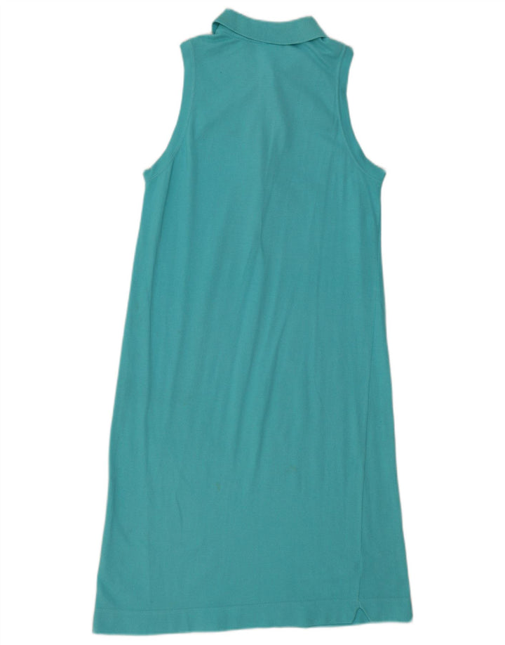 Abito polo senza maniche da donna Lacoste taglia 40 cotone turchese medio