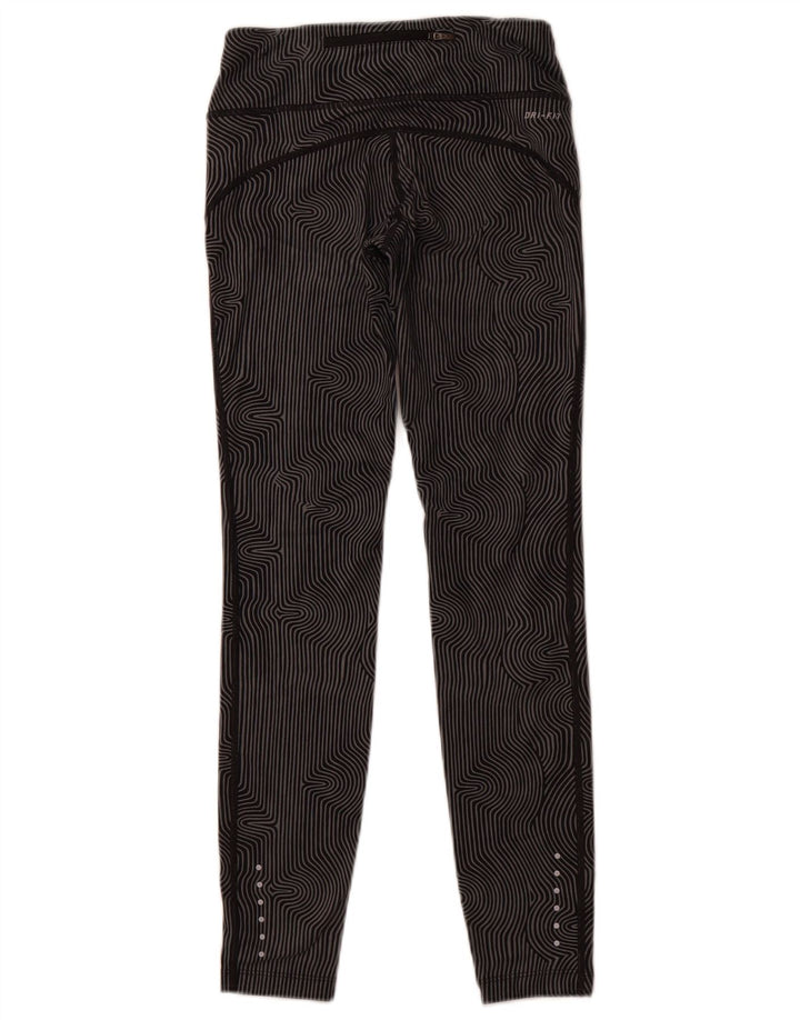Leggings NIKE Dri Fit da donna UK 6 XS Gessato grigio