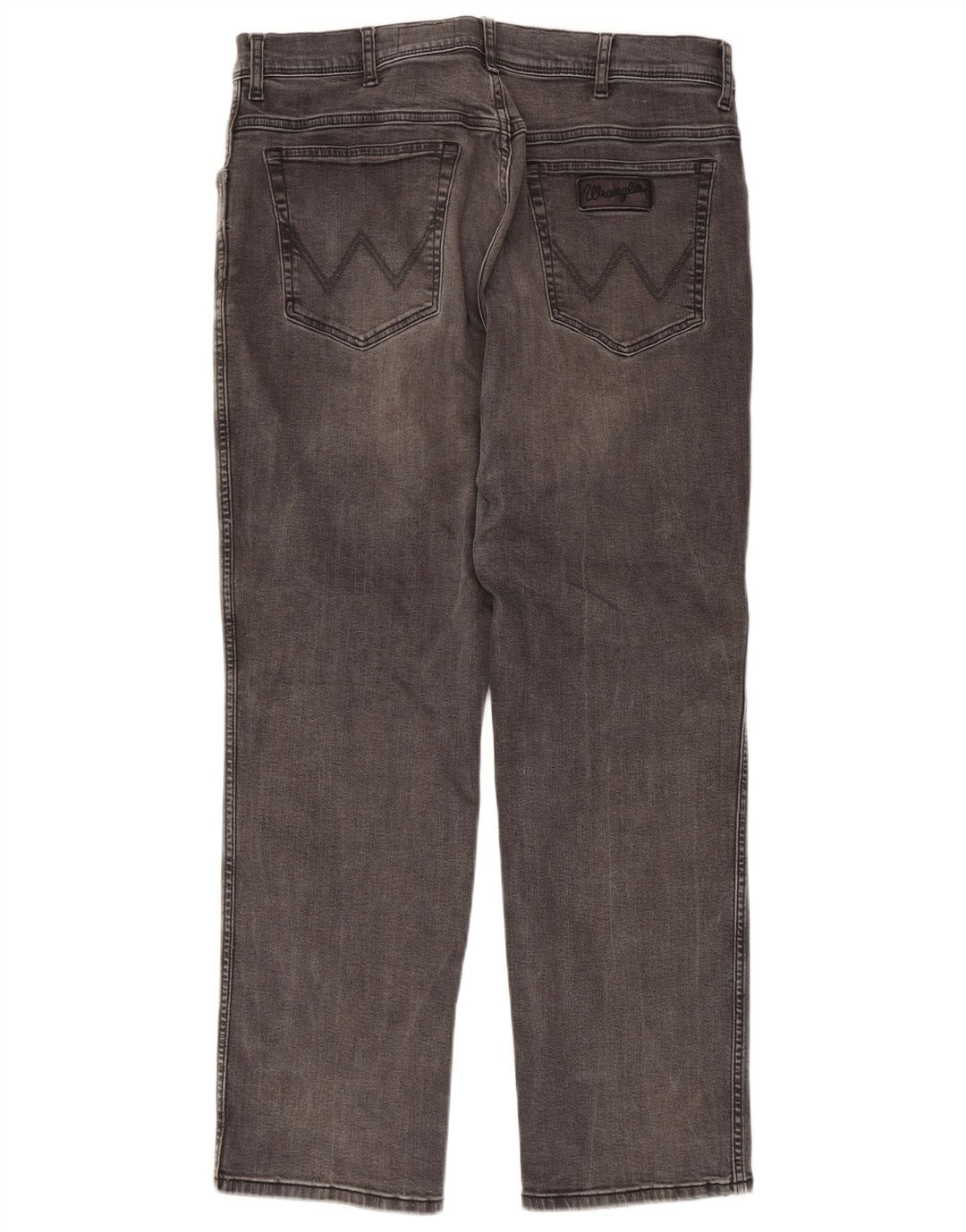 Jeans dritti da uomo Wrangler Texas W36 L30 cotone grigio