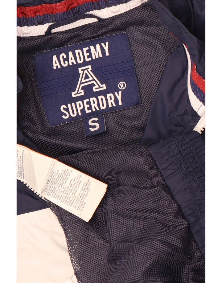 Giacca da tuta da donna Superdry UK 10 Small Blu Navy Colourblock