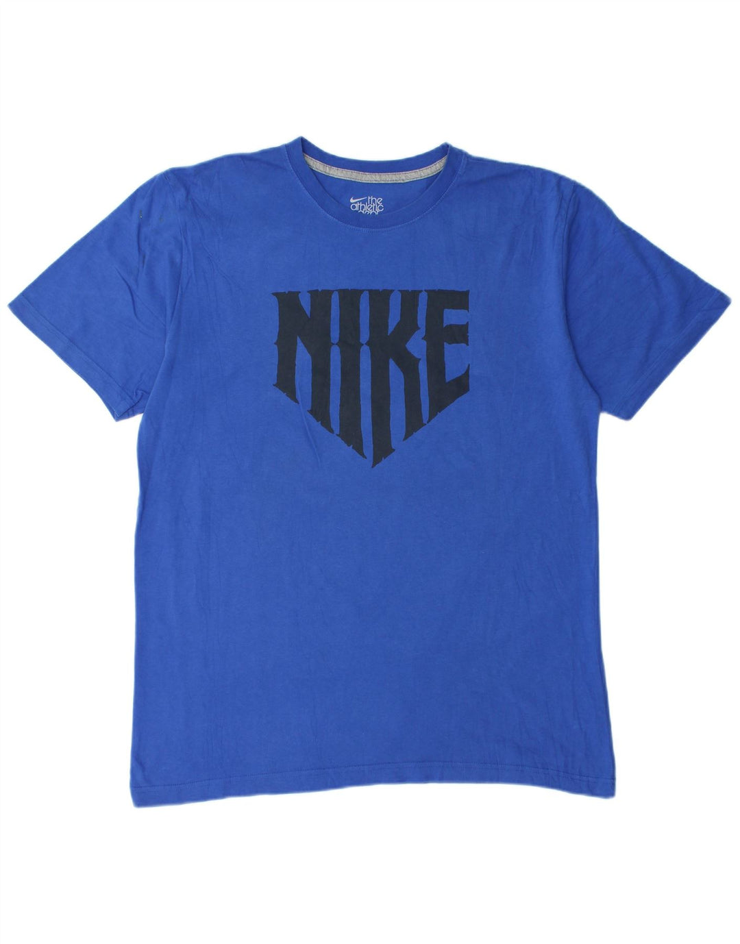 T-shirt grafica Nike da uomo con vestibilità standard, taglia grande, in cotone blu