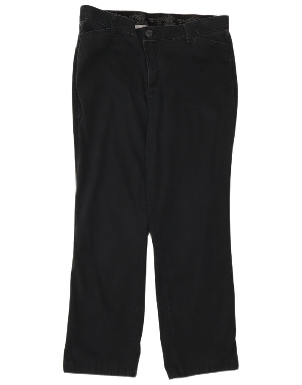 Pantaloni casual dritti da donna Lee US 14 XL W34 L30 Cotone blu navy